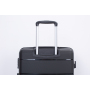 Hardshell Suitcase Double Spinner Wheels PP Luggage Sets Lightweight Durable Suitcase with TSA Lock,3-Piece Set (20/24/28) , Black