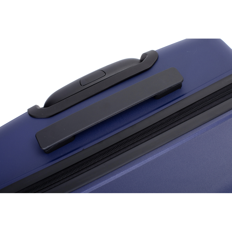 Hardshell Suitcase Double Spinner Wheels PP Luggage Sets Lightweight Durable Suitcase with TSA Lock,3-Piece Set (20/24/28) , Navy