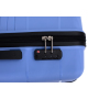 Hardshell Suitcase Double Spinner Wheels PP Luggage Sets Lightweight Durable Suitcase with TSA Lock,3-Piece Set (20/24/28) , Purplish Blue
