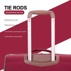 Travelhouse 2 Piece Carry On Luggage Softside Lightweight Suitcase with Spinner Wheels