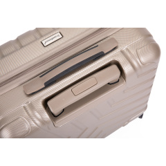 Pure PC 16" Hard Case Luggage Computer Case With Universal Silent Aircraft Wheels Gold