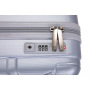 Pure PC 16" Hard Case Luggage Computer Case With Universal Silent Aircraft Wheels Silver