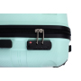 Hardshell Suitcase Spinner Wheels PP Luggage Sets Lightweight Durable Suitcase with TSA Lock,3-Piece Set (20/24/28) ,Light Green