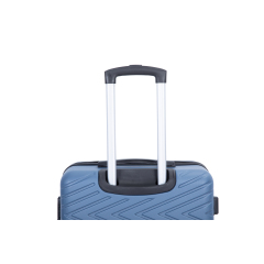 luggage 4-piece ABS lightweight suitcase with rotating wheels, 24 inch and 28 inch with TSA lock, (16/20/24/28) Blue