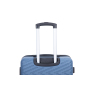 luggage 4-piece ABS lightweight suitcase with rotating wheels, 24 inch and 28 inch with TSA lock, (16/20/24/28) Blue