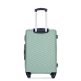 luggage 4-piece ABS lightweight suitcase with rotating wheels, 24 inch and 28 inch with TSA lock, (16/20/24/28) Olive Green