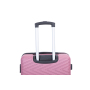 luggage 4-piece ABS lightweight suitcase with rotating wheels, 24 inch and 28 inch with TSA lock, (16/20/24/28) Pink