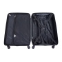 luggage 4-piece ABS lightweight suitcase with rotating wheels, 24 inch and 28 inch with TSA lock, (16/20/24/28) Pink