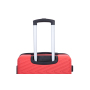 luggage 4-piece ABS lightweight suitcase with rotating wheels, 24 inch and 28 inch with TSA lock, (16/20/24/28) Red