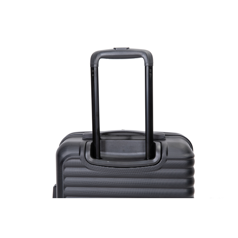 20" Carry on ABS Luggage Lightweight Suitcase, Spinner Wheels, Black