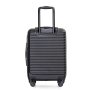 20" Carry on ABS Luggage Lightweight Suitcase, Spinner Wheels, Black