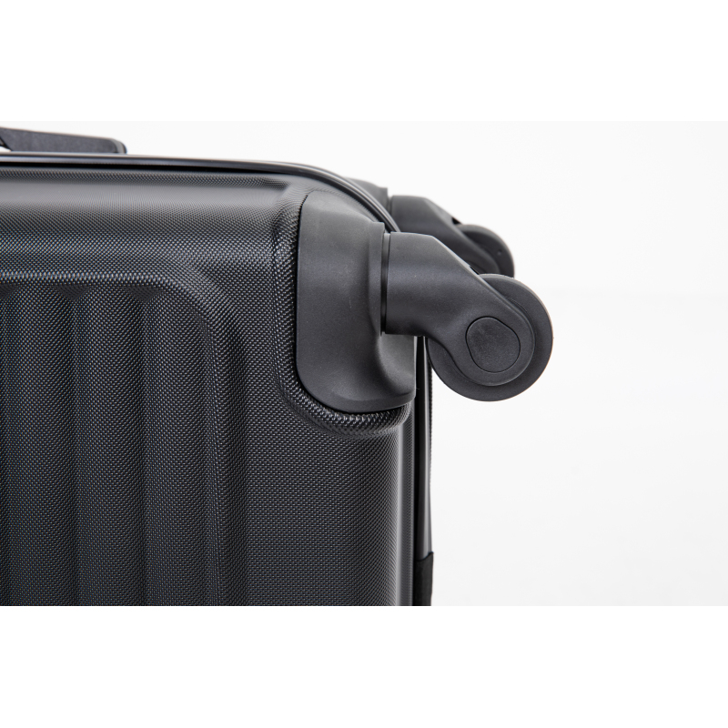 20" Carry on ABS Luggage Lightweight Suitcase, Spinner Wheels, Black
