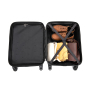 20" Carry on ABS Luggage Lightweight Suitcase, Spinner Wheels, Black