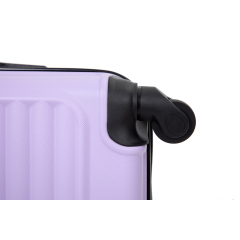 20" Carry on ABS Luggage Lightweight Suitcase, Spinner Wheels, Lavender Purple