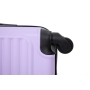 20" Carry on ABS Luggage Lightweight Suitcase, Spinner Wheels, Lavender Purple