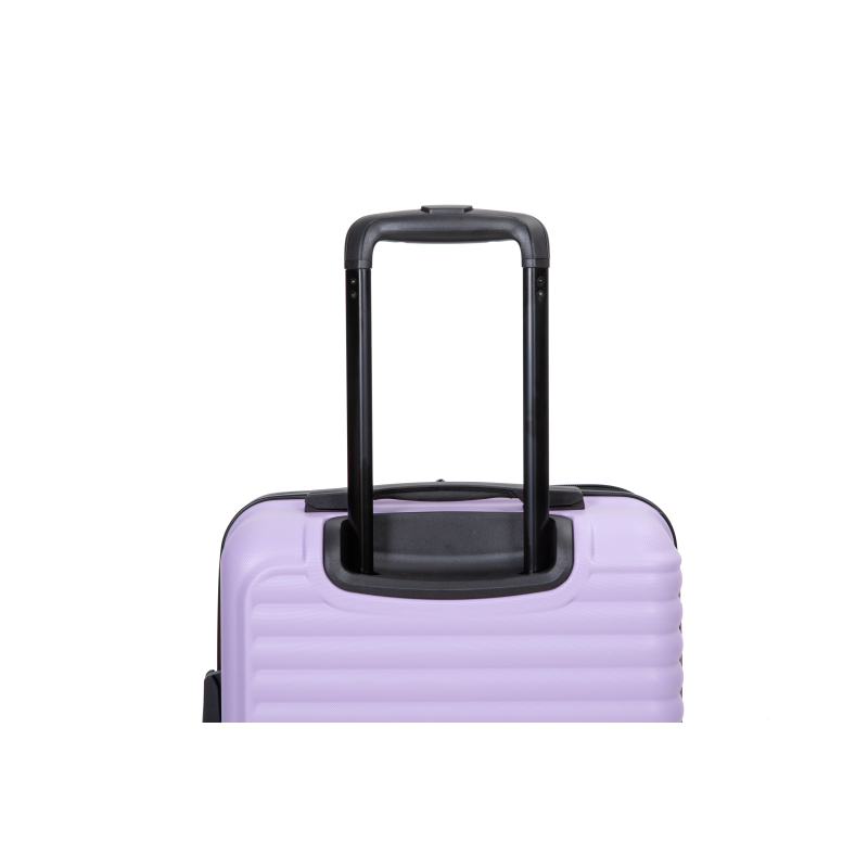 20" Carry on ABS Luggage Lightweight Suitcase, Spinner Wheels, Lavender Purple