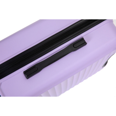 20" Carry on ABS Luggage Lightweight Suitcase, Spinner Wheels, Lavender Purple