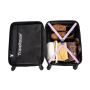 20" Carry on ABS Luggage Lightweight Suitcase, Spinner Wheels, Lavender Purple