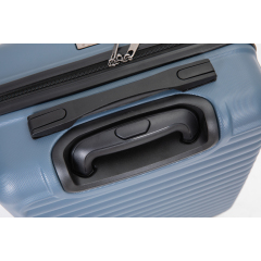 20" Carry on ABS Luggage Lightweight Suitcase, Spinner Wheels, Blue
