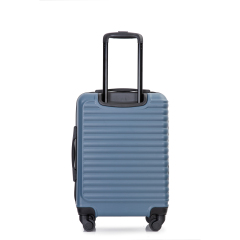 20" Carry on ABS Luggage Lightweight Suitcase, Spinner Wheels, Blue
