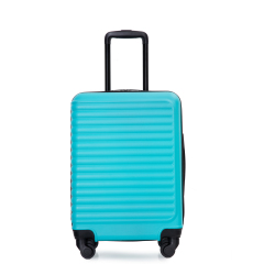 20" Carry on ABS Luggage Lightweight Suitcase, Spinner Wheels, Turquoise
