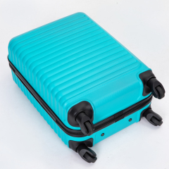 20" Carry on ABS Luggage Lightweight Suitcase, Spinner Wheels, Turquoise
