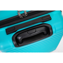 20" Carry on ABS Luggage Lightweight Suitcase, Spinner Wheels, Turquoise