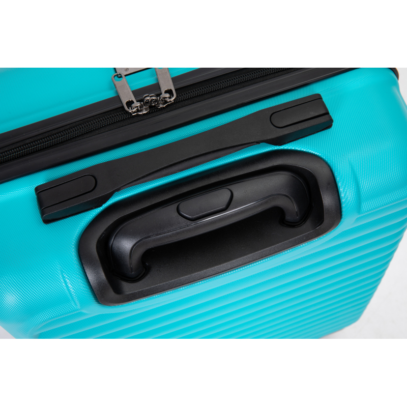 20" Carry on ABS Luggage Lightweight Suitcase, Spinner Wheels, Turquoise