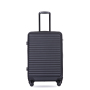 CV 3 Piece Luggage Sets ABS Lightweight Suitcase with Two Hooks, Spinner Wheels, TSA Lock, (20/24/28) Black