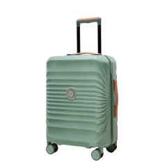 20" Carry on Luggage Lightweight Suitcase TSA Lock USB port Luggage Wheel lock Artificial leather Top handle Spinner Wheels