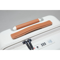 24" Luggage Lightweight Suitcase TSA Lock USB port Luggage Wheel lock Artificial leather Top handle Spinner Wheels