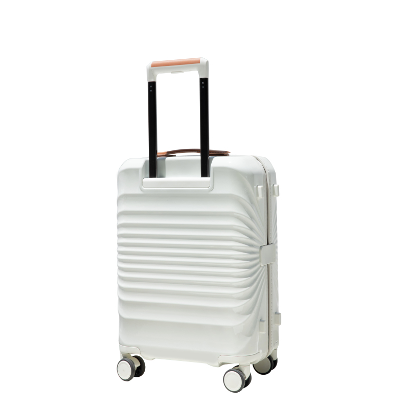 24" Luggage Lightweight Suitcase TSA Lock USB port Luggage Wheel lock Artificial leather Top handle Spinner Wheels
