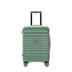 24" Luggage Lightweight Suitcase TSA Lock USB port Luggage Wheel lock Artificial leather Top handle Spinner Wheels