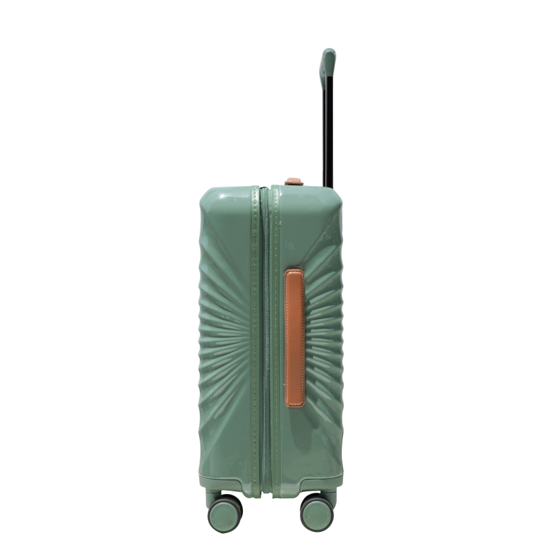 24" Luggage Lightweight Suitcase TSA Lock USB port Luggage Wheel lock Artificial leather Top handle Spinner Wheels