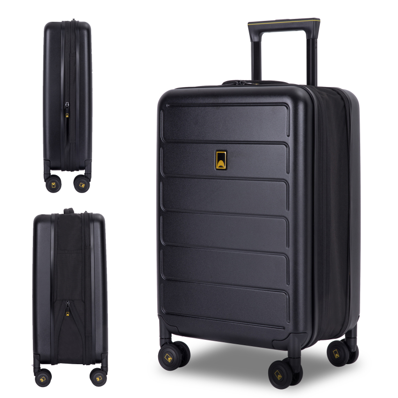Landisun Collapsible Carry-on Luggage, Water and Impact Resistant Hardshell 20 inch Carry On Luggage with Spinner Wheels
