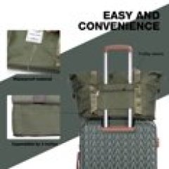 Travelhouse Luggage Set 3 Piece Hardside Suitcase TSA Lock Spinner Wheels Hardshell Luggage with Duffel Bag.(Green)