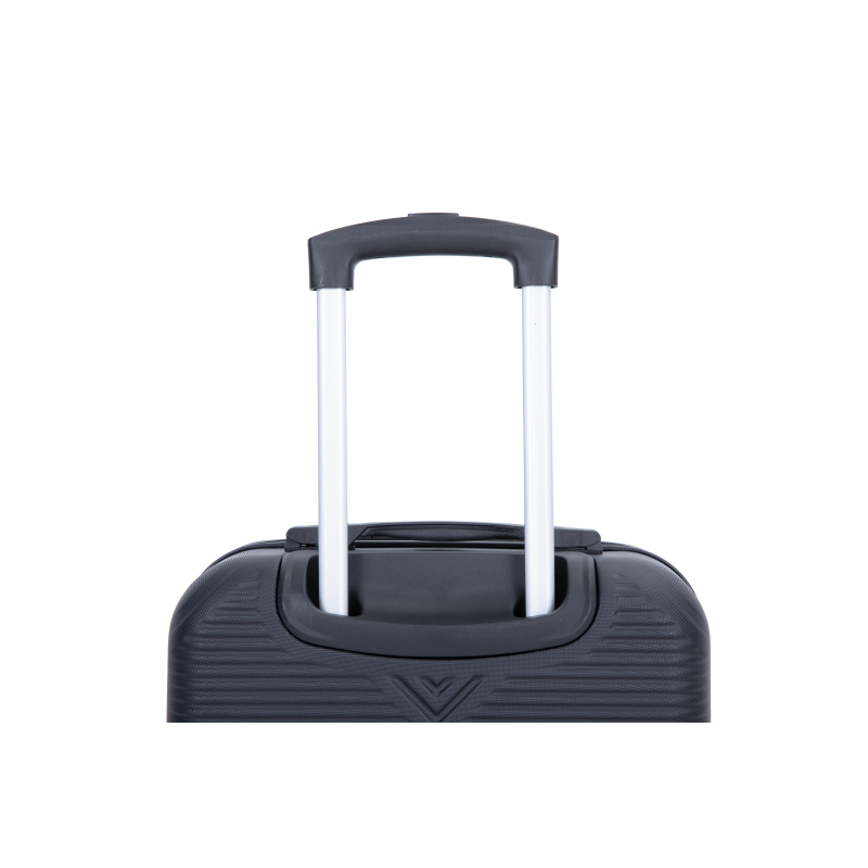 2Piece Luggage Sets ABS Lightweight Suitcase , Spinner Wheels, (20/14) Black