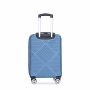 2Piece Luggage Sets ABS Lightweight Suitcase , Spinner Wheels, (20/14) Blue