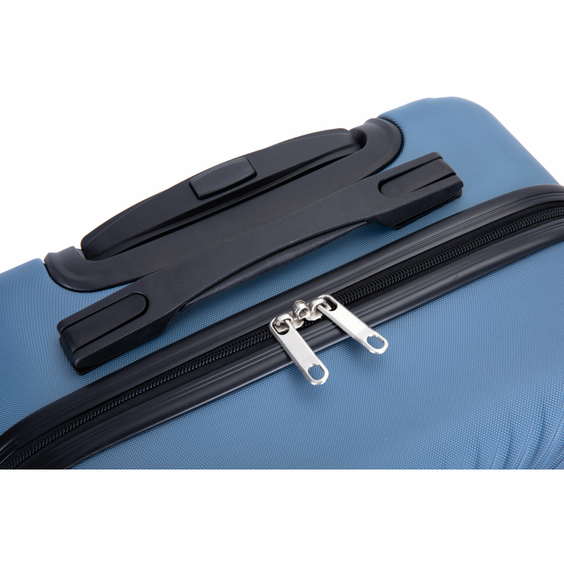 2Piece Luggage Sets ABS Lightweight Suitcase , Spinner Wheels, (20/14) Blue