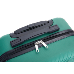 2Piece Luggage Sets ABS Lightweight Suitcase , Spinner Wheels, (20/14)Dark Green