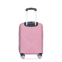 2Piece Luggage Sets ABS Lightweight Suitcase , Spinner Wheels, (20/14)Pink