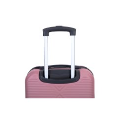 2Piece Luggage Sets ABS Lightweight Suitcase , Spinner Wheels, (20/14)Pink