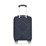 4-piece ABS lightweight suitcase, 14 inch makeup box, aircraft wheels (14/20/24/28) Black