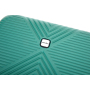 4-piece ABS lightweight suitcase, 14 inch makeup box, aircraft wheels (14/20/24/28) Dark Green