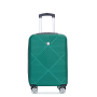 4-piece ABS lightweight suitcase, 14 inch makeup box, aircraft wheels (14/20/24/28) Dark Green