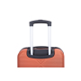 4-piece ABS lightweight suitcase, 14 inch makeup box, aircraft wheels (14/20/24/28) Dark Orange
