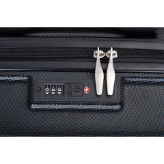 Комплект валіз Tripcomp Hardside Luggage Set із 3 предметів (21/25/29) Легкий комплект валіз на 4 колесах (чорний)