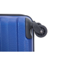 Expandable 3 Piece Luggage Sets PC Lightweight & Durable Suitcase with Two Hooks, Spinner Wheels, TSA Lock, (21/25/29) Dark Blue