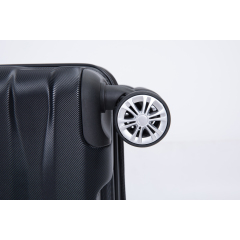 مجموعة حقائب سفر صلبة من 5 قطع من تريبكومب مع حقيبة دافل، حقائب سفر دوارة مقاس 20 و24 و28 بوصة مع قفل TSA (أسود)