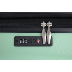 مجموعة حقائب سفر صلبة من 5 قطع من Tripcomp مع حقيبة دافل، حقائب سفر دوارة مقاس 20 و24 و28 بوصة مع قفل TSA (أخضر فاتح)